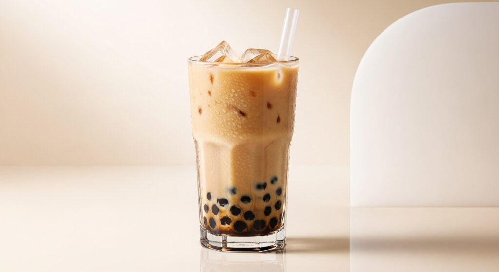 jack in the box Milk Tea W Boba