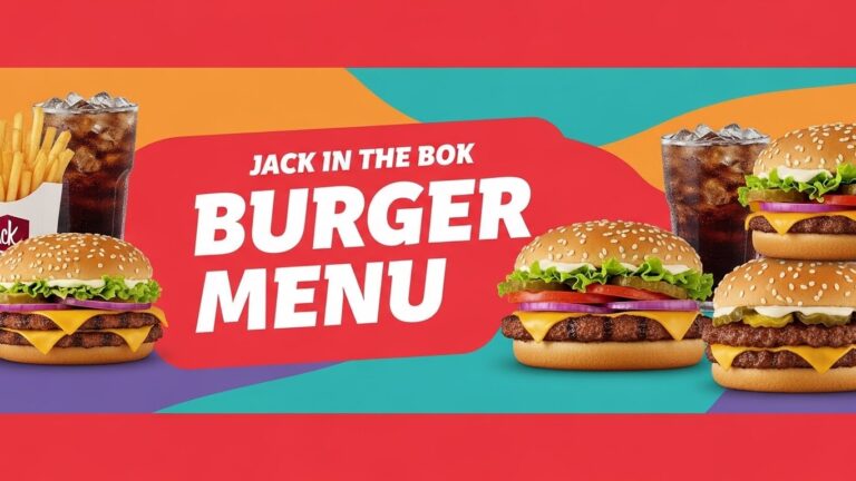 Jack in the Box Burger Menu Guide