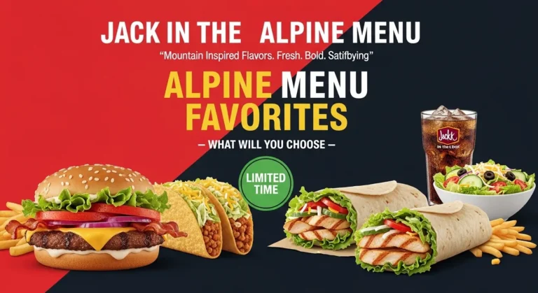 Jack in the Box Alpine Menu
